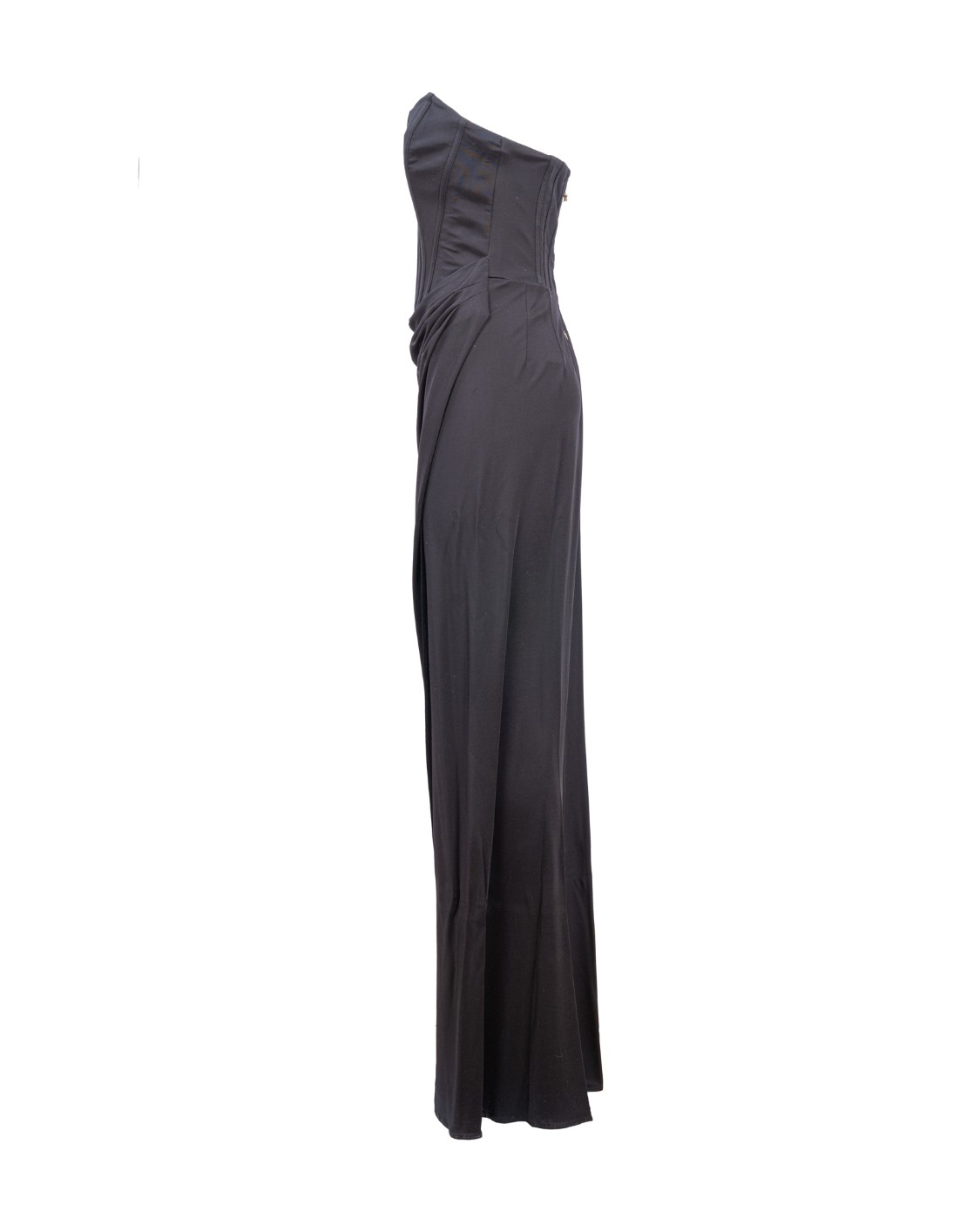 shop ELISABETTA FRANCHI  Abito: Elisabetta Franchi abito Red Carpet drappeggiato con spacco.
Abito in jersey fluido.
Corpetto steccato in tulle.
Gonna drappeggiata.
Fianco con spacco.
Composizione articolo: 96%Viscosa 4%Elastane.
Made in Italy.. AB29927E2-110 number 6531624